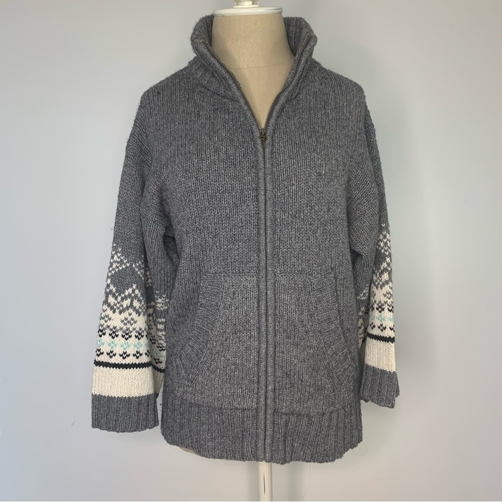 Old Navy bell Sleeve lamb wool blend knit cardigan Small